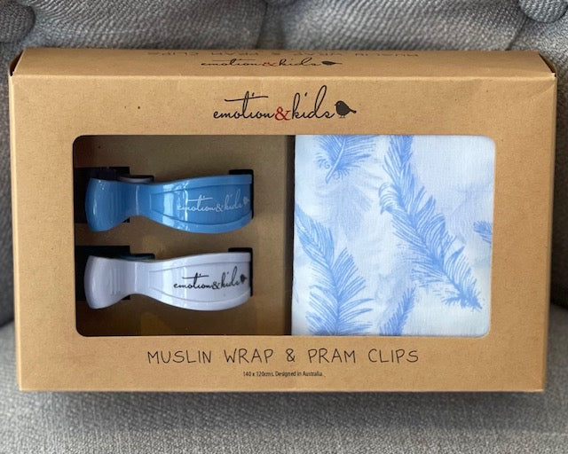 Muslin Wrap & Pram Clips Sets