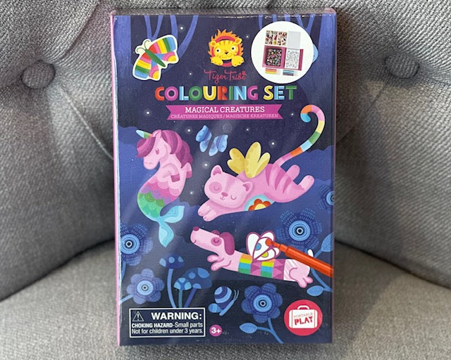Magical Creatures Colouring Set